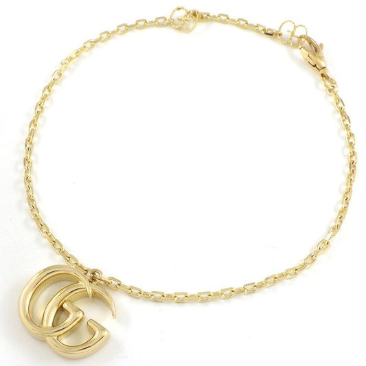 GUCCI GG Running Logo K18YG Bracelet - Exquisite Craftsmanship