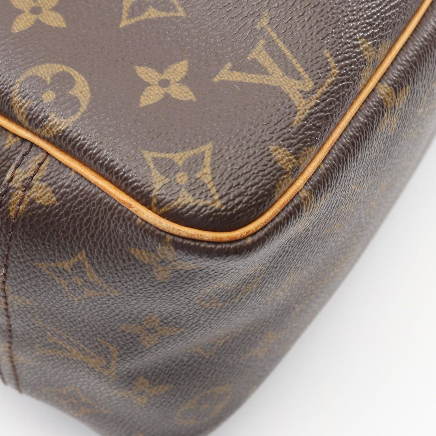 Louis Vuitton Deauville Bowling Vanity Monogram Handbag - Timeless Elegance