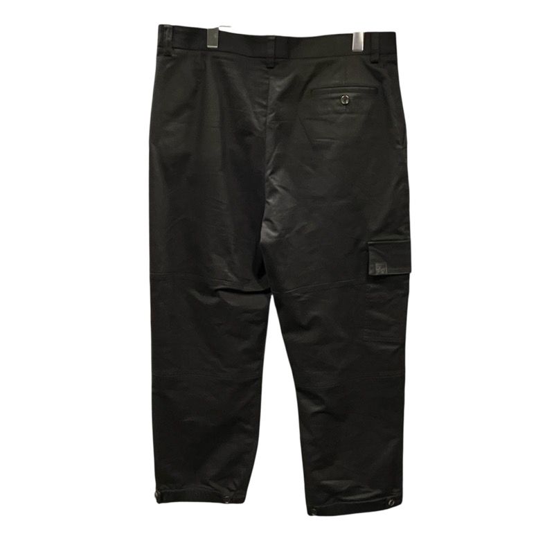 LOEWE Wide Cargo Trousers in Black Cotton - Men's Luxury Pants