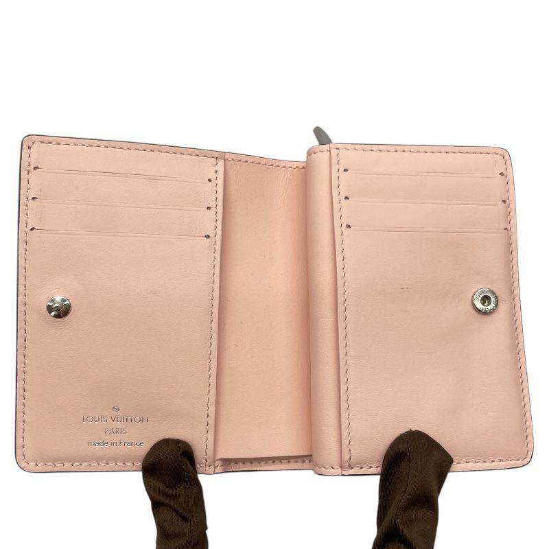 Louis Vuitton Portefeuille Clara M80629 Pink Mahina Wallet