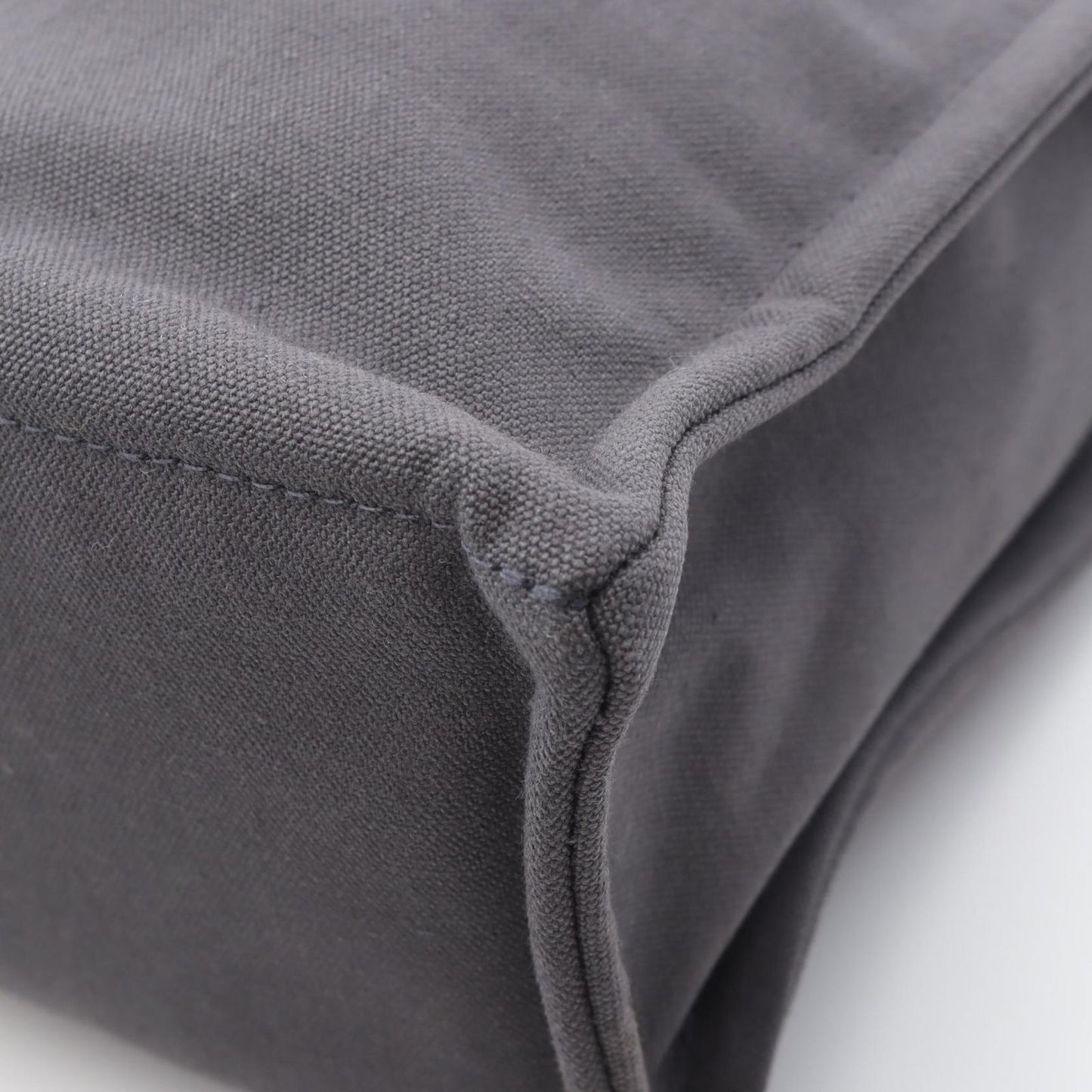 HERMES Foolto MM Tote Bag in Gray Canvas - Timeless Elegance