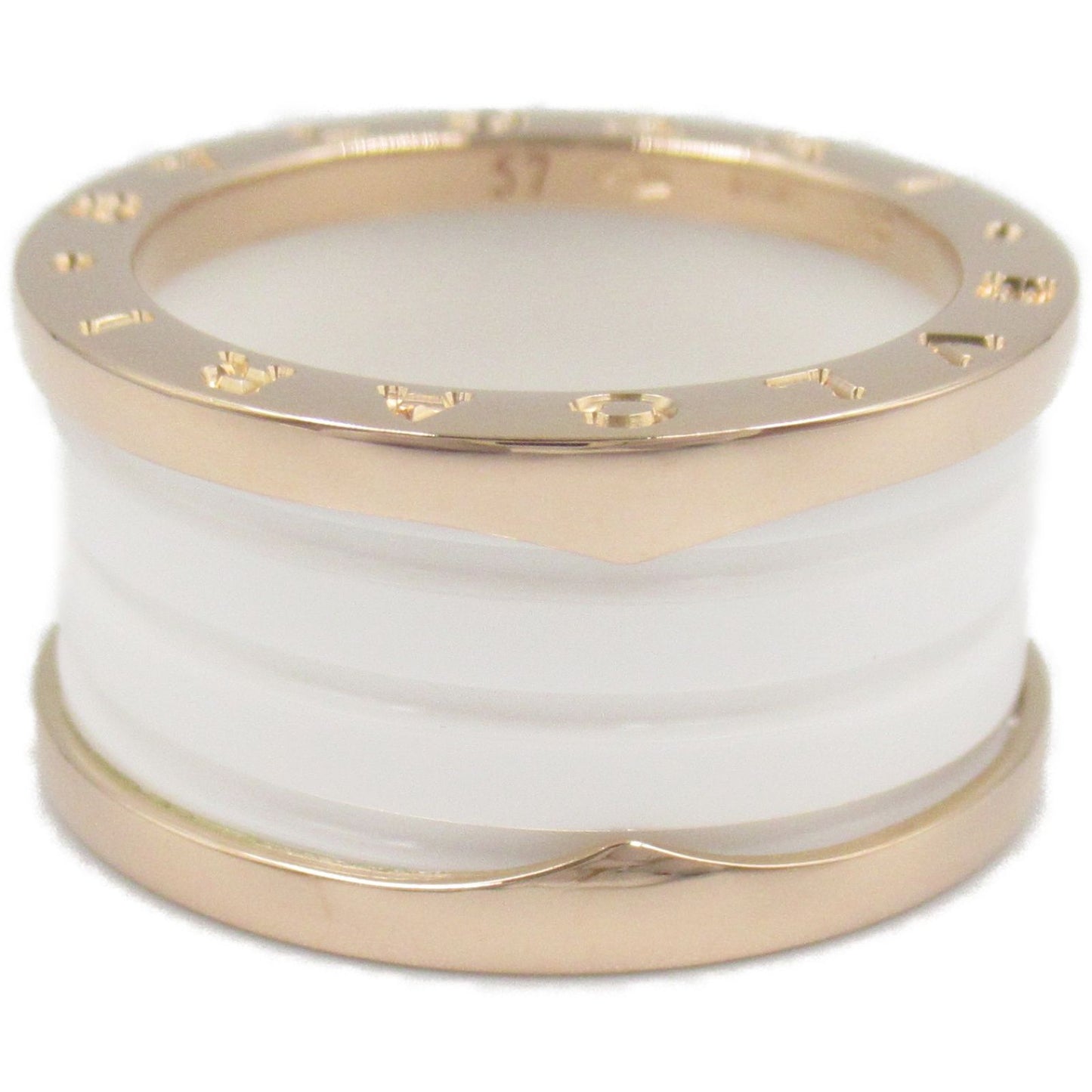 BVLGARI B-zero1 Ring in K18PG and Ceramic - Timeless Elegance