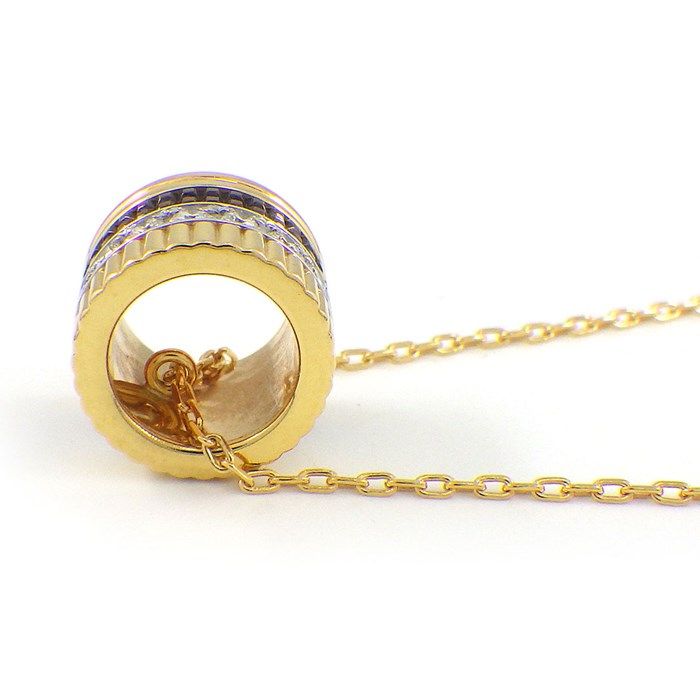 BOUCHERON Quatre Classic Full Circle Diamond Necklace in K18 Gold