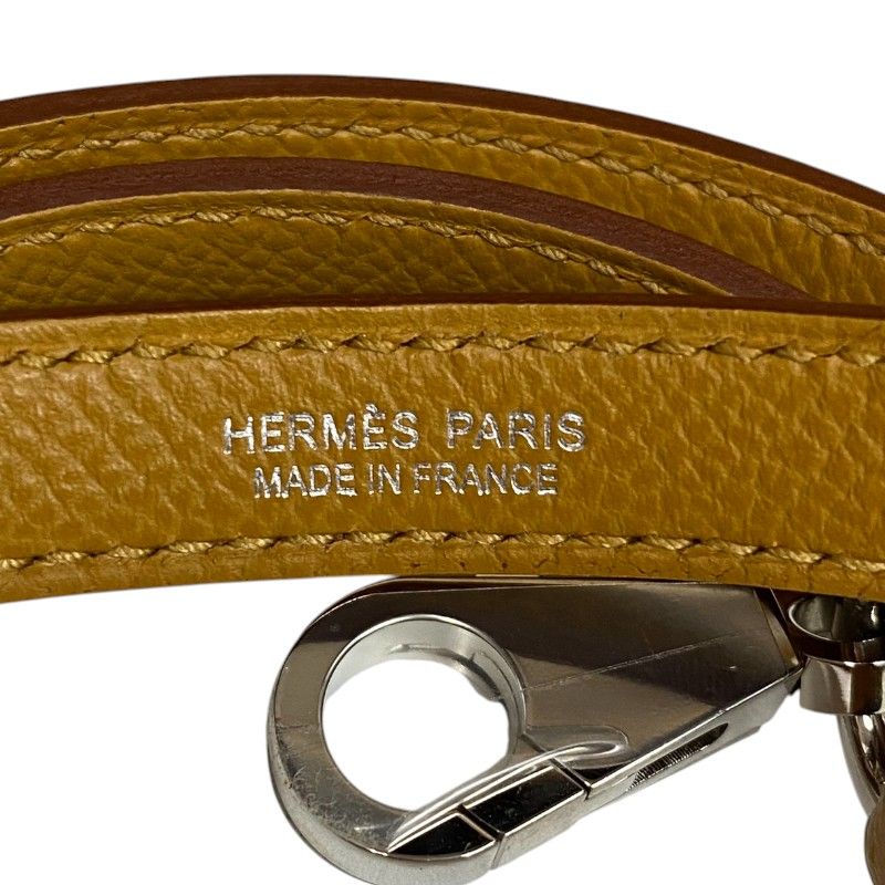HERMES Bolide 27 Handbag in Sesame with Silver Hardware