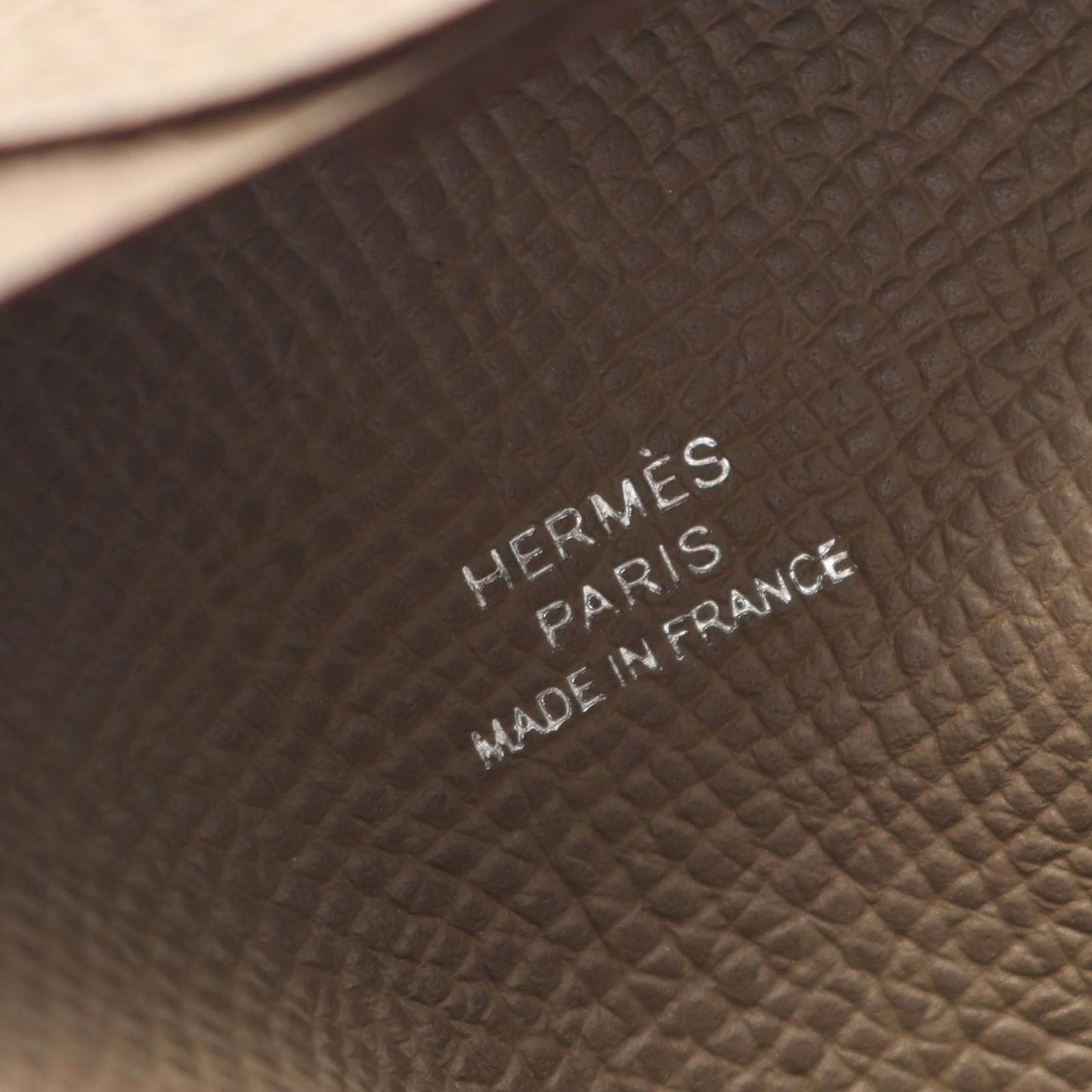 HERMES Bastia Coin Case in Etoupe - Unused Luxury Accessory
