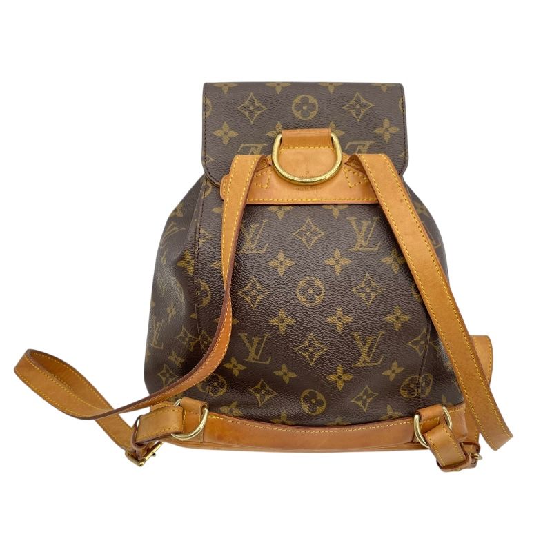 Louis Vuitton Monogram Montsouris MM Backpack - Brown Canvas