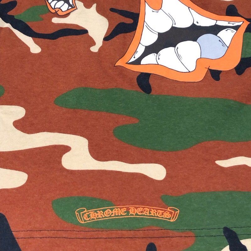 CHROME HEARTS xMatty Boy Camouflage Print T-Shirt - XL