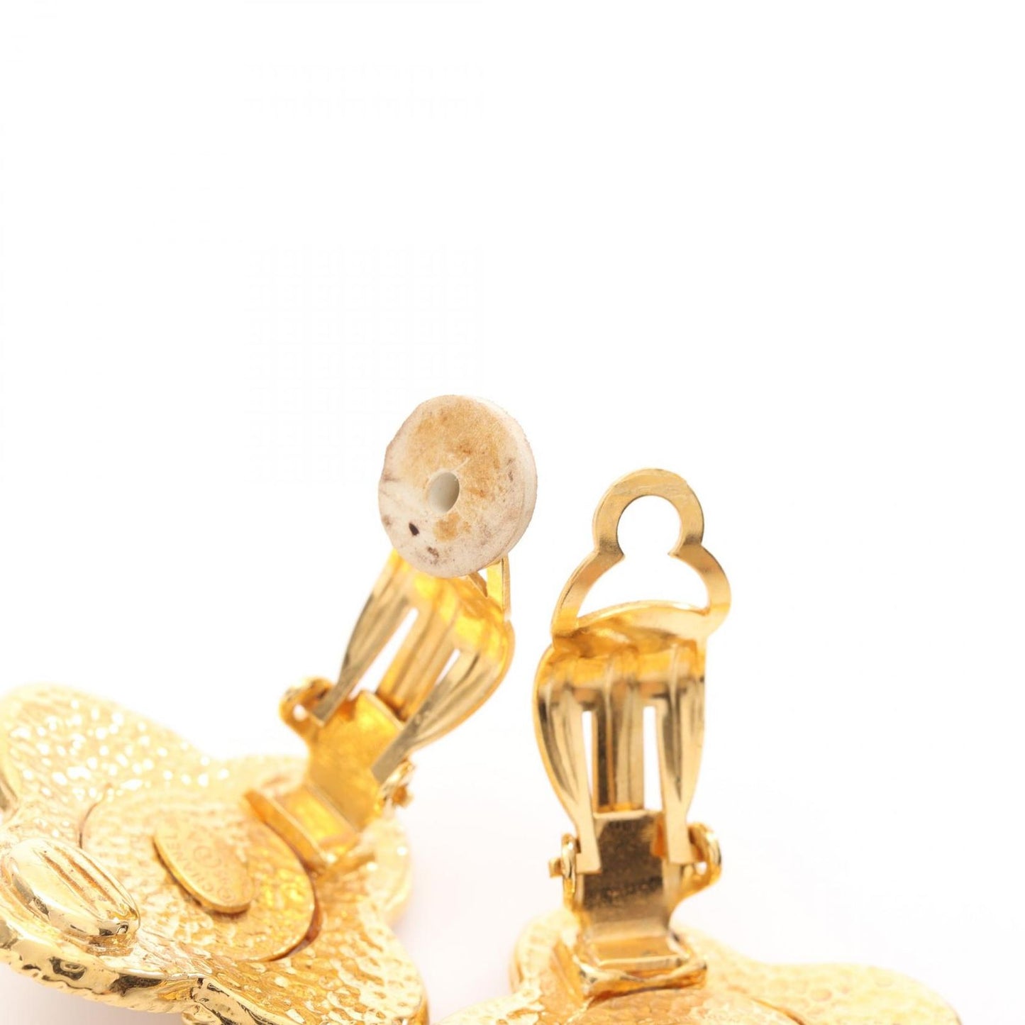 CHANEL Coco Mark Gold Earrings - Exquisite Luxury Accessory