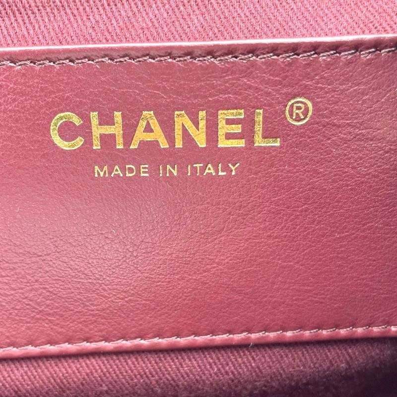 CHANEL Matelassé Backpack AS3530 in Black Caviar Leather