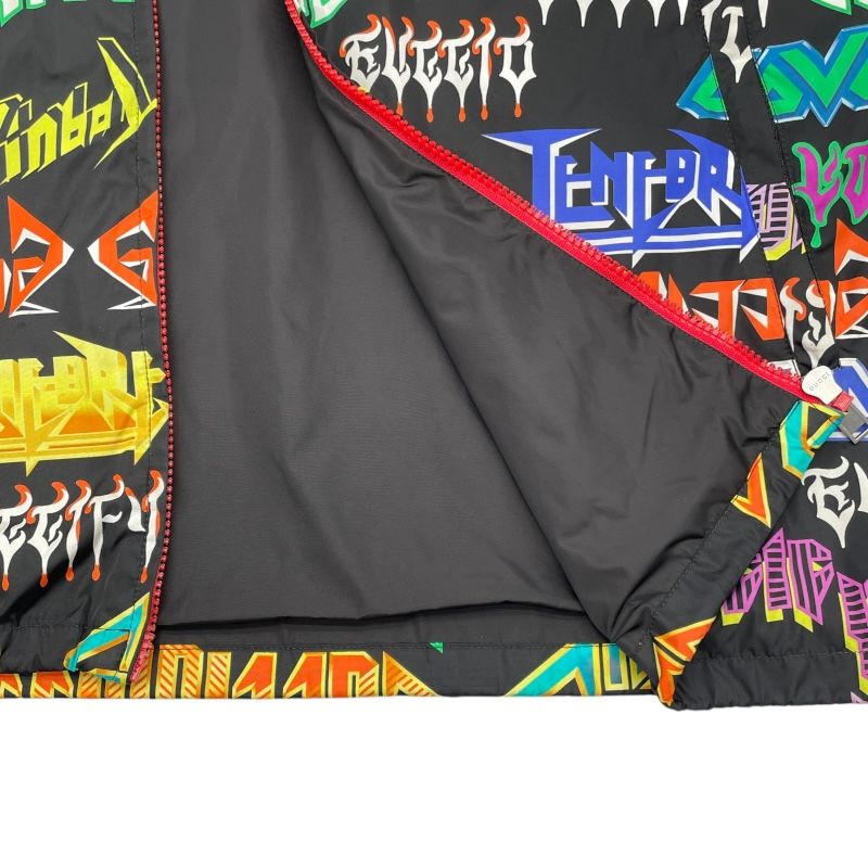 GUCCI Metal Logo All-Over Print Nylon Jacket - Multicolor