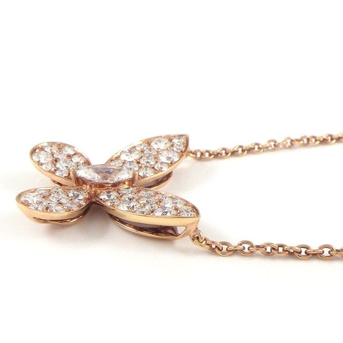 Graff Butterfly Necklace - Limited Edition K18PG Diamond Elegance