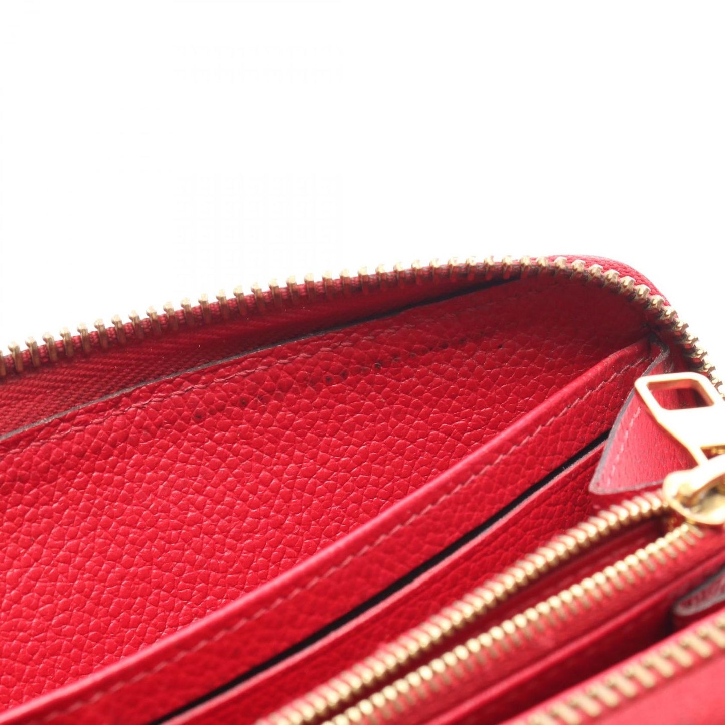 Louis Vuitton Zippy Wallet in Garnet Monogram Empreinte Leather