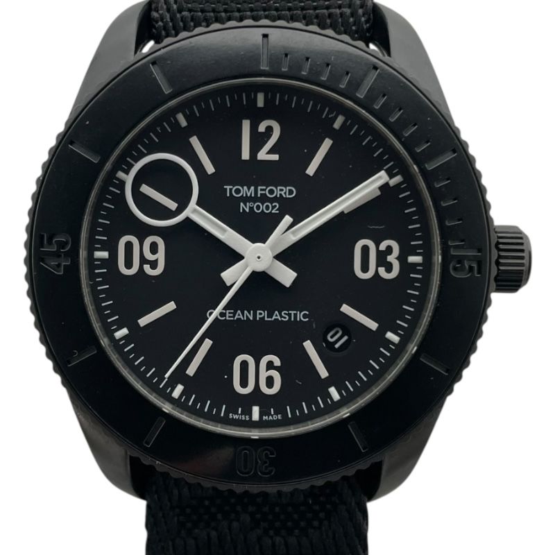 TOM FORD N.002 Ocean Plastic Automatic Men's Watch - Black