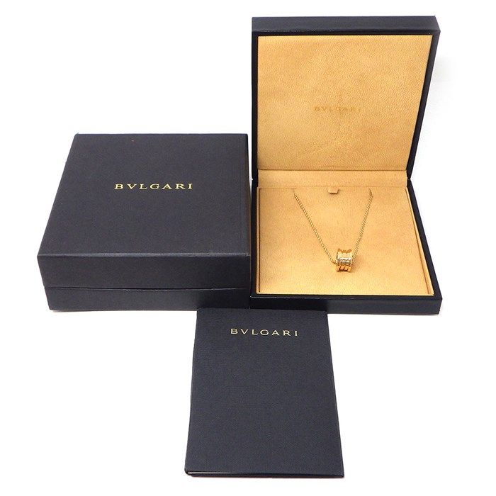 BVLGARI B.zero1 Necklace in K18 Pink Gold - Exquisite Craftsmanship