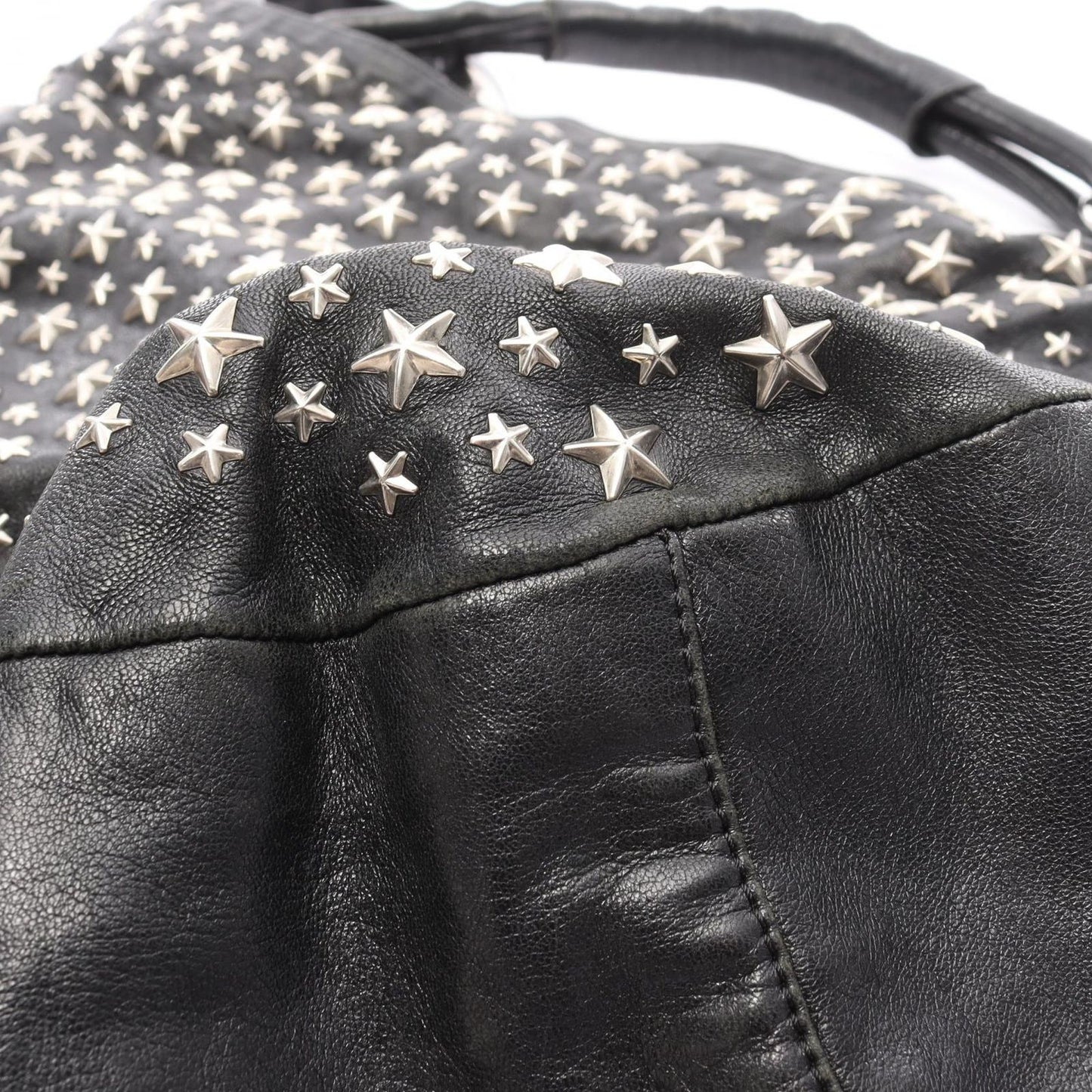 Jimmy Choo Sky Bag Black Leather Shoulder Bag - Timeless Elegance