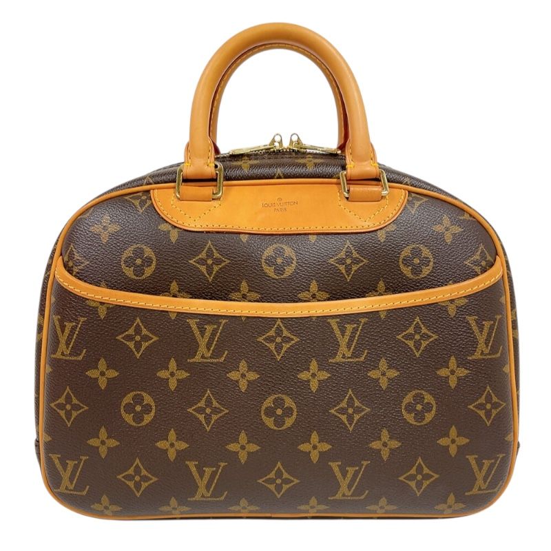 Louis Vuitton Trueville M42228 Monogram Canvas Handbag - Brown & Gold