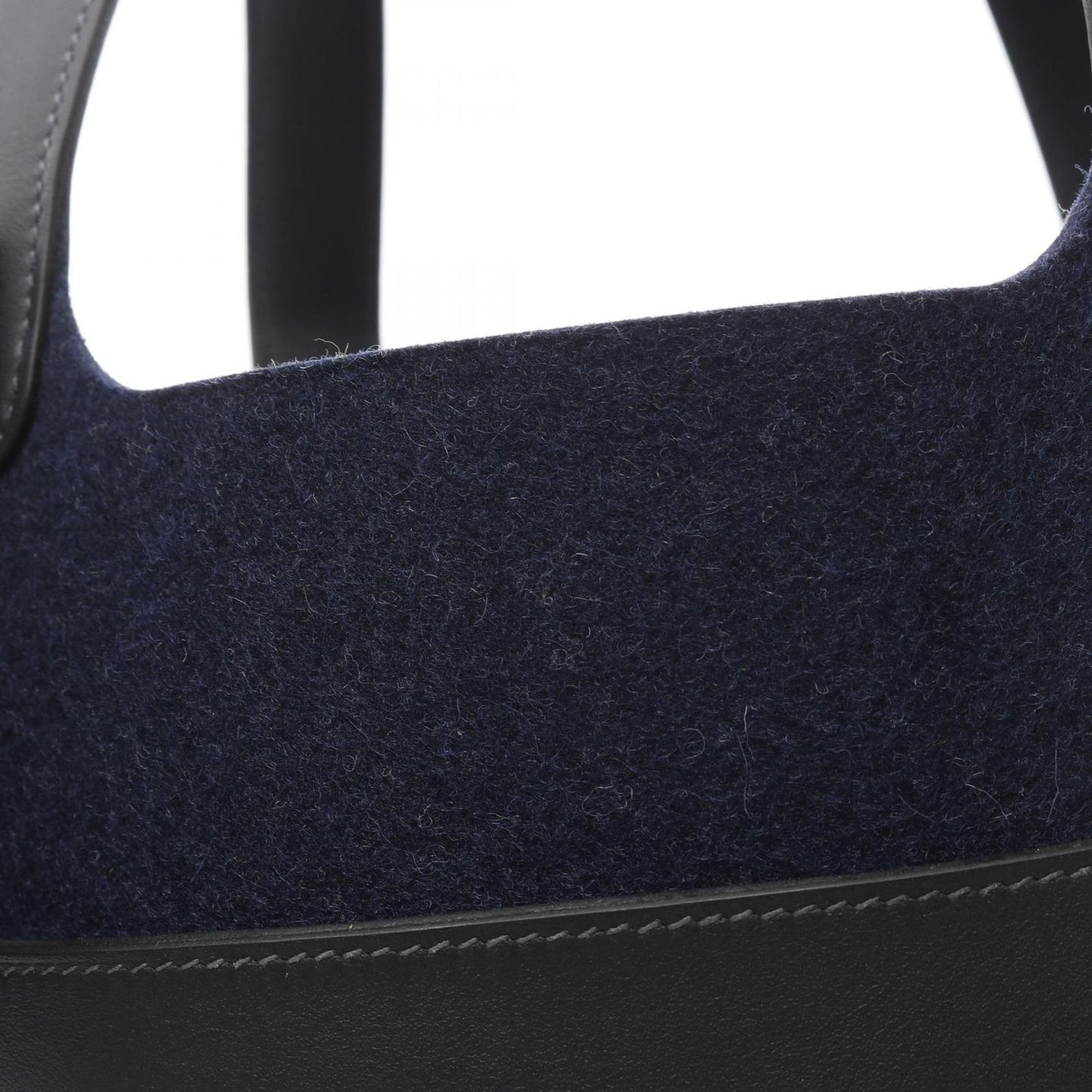 HERMES Picotin Lock PM Handbag in Navy Blue Goatskin - Unused