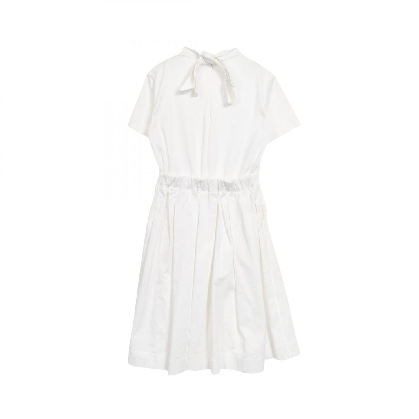 PRADA Cotton Dress 33556 - Timeless Elegance in White