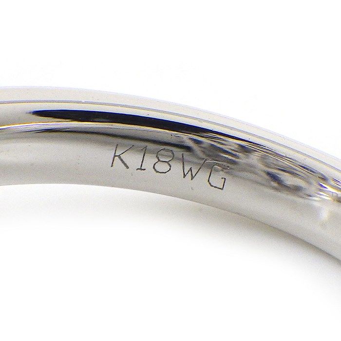 Exquisite Sapphire & Diamond Floral Motif Ring in K18 White Gold