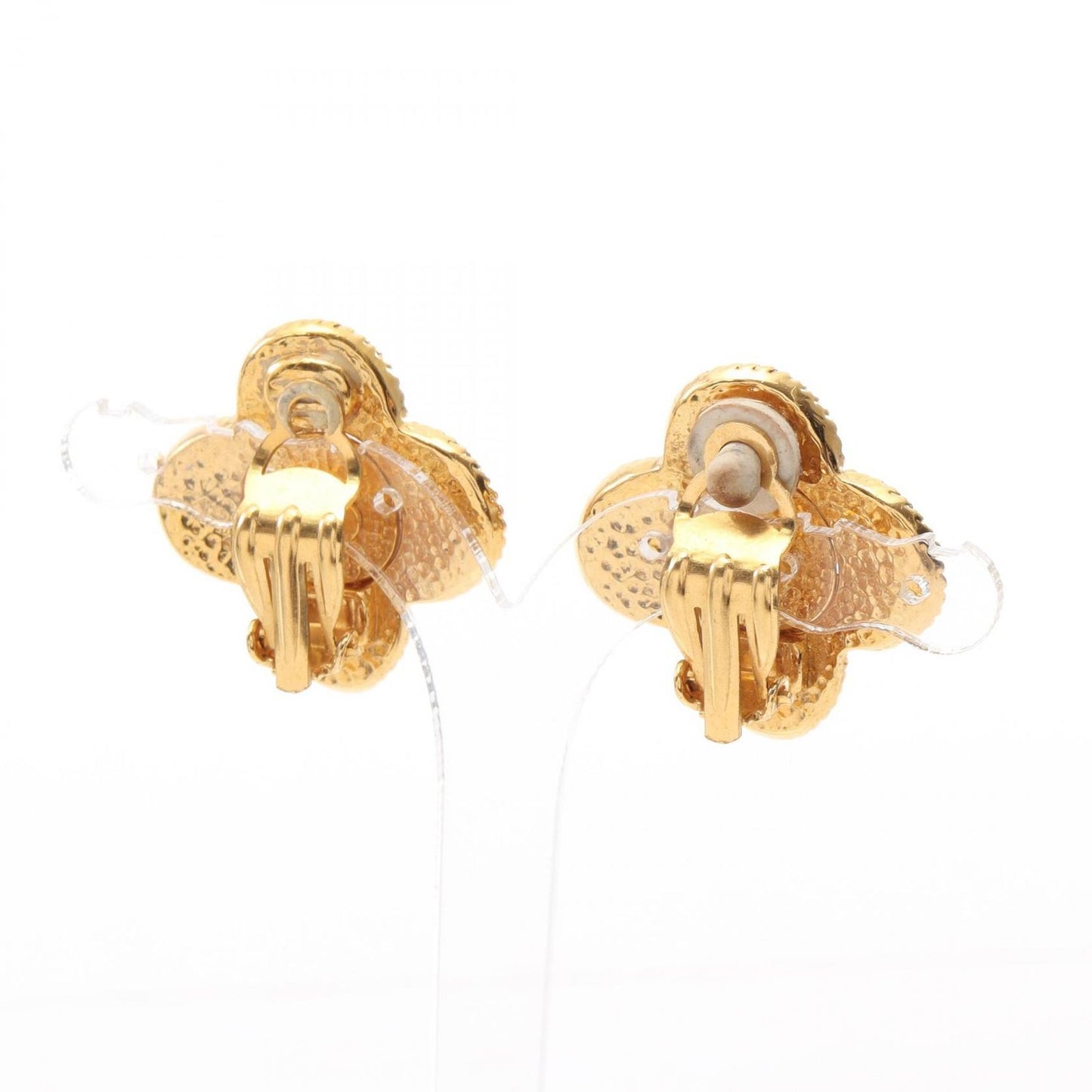 CHANEL Coco Mark Gold Earrings - Exquisite Luxury Accessory