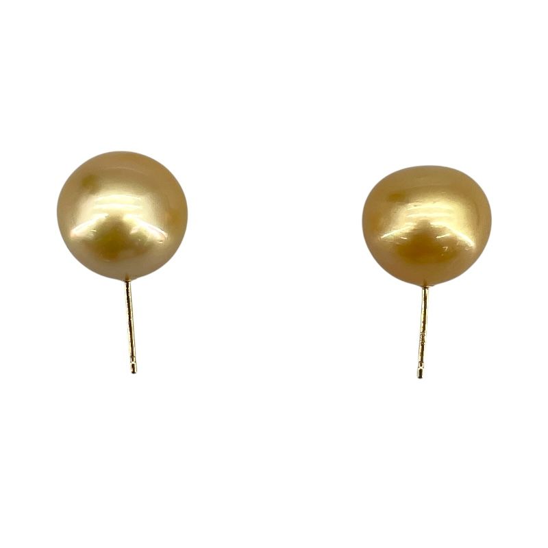 K18 Yellow Gold Pearl Earrings - Exquisite Luxury Jewelry