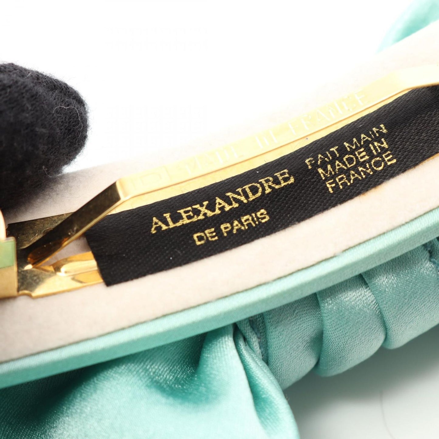 ALEXANDRE DE PARIS Turquoise Blue Barrette - Exquisite Craftsmanship