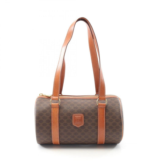 CELINE Macadam Brown Tote Bag - Timeless Elegance
