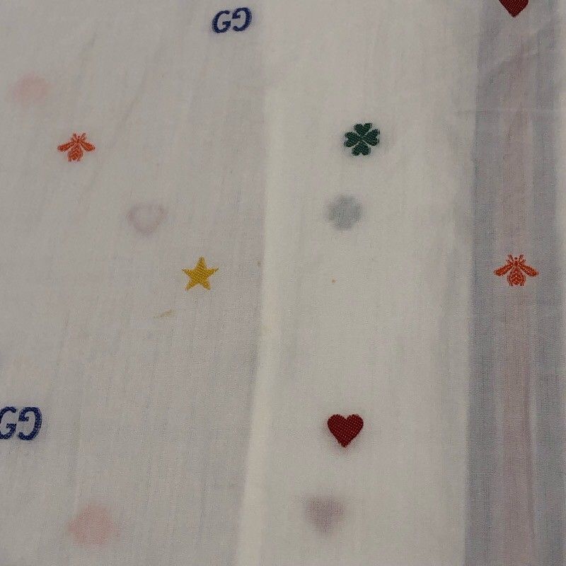 GUCCI Cotton Bowling Shirt - Iconic Pattern, Size 50