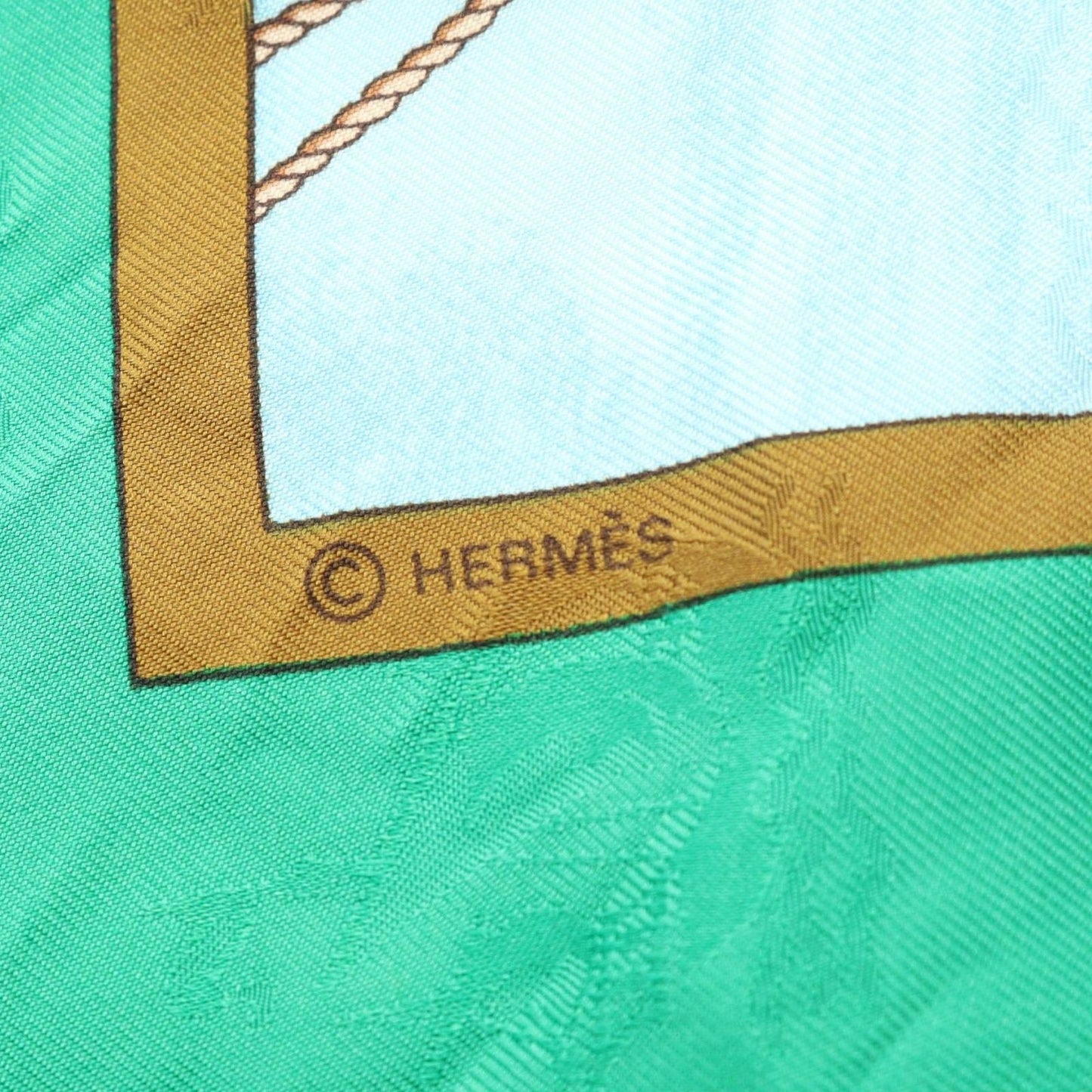 HERMES Silk Scarf - Christophe Colomb Decouvre 1 Amerique 1492