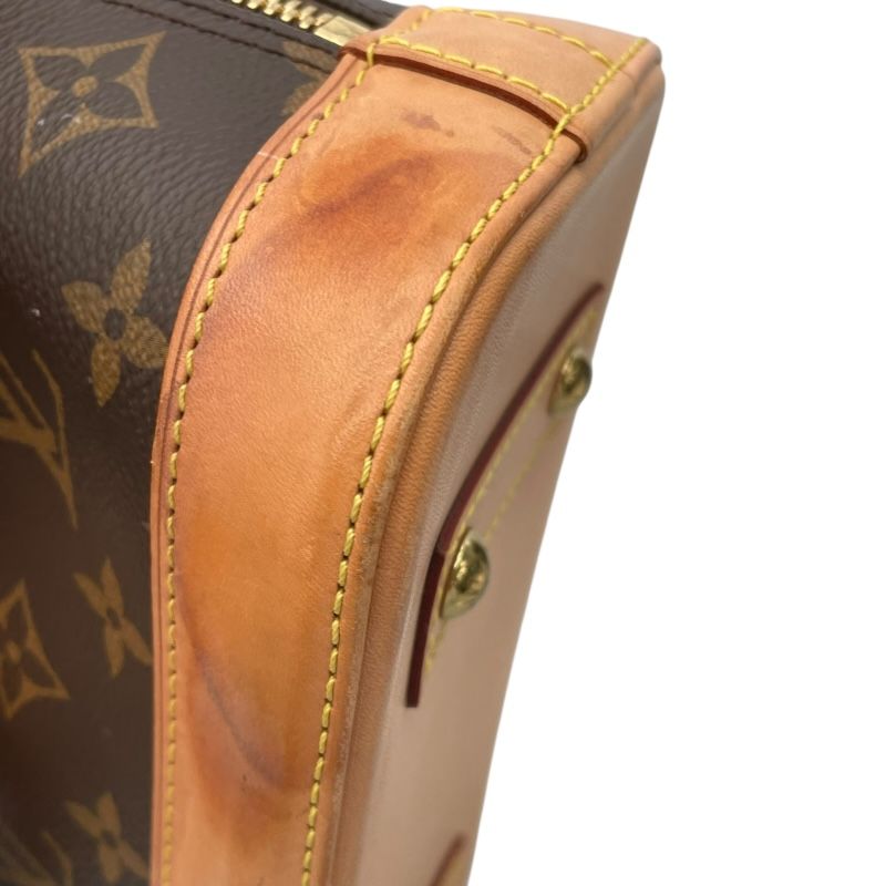 Louis Vuitton Alma BB Monogram Canvas Handbag - Brown