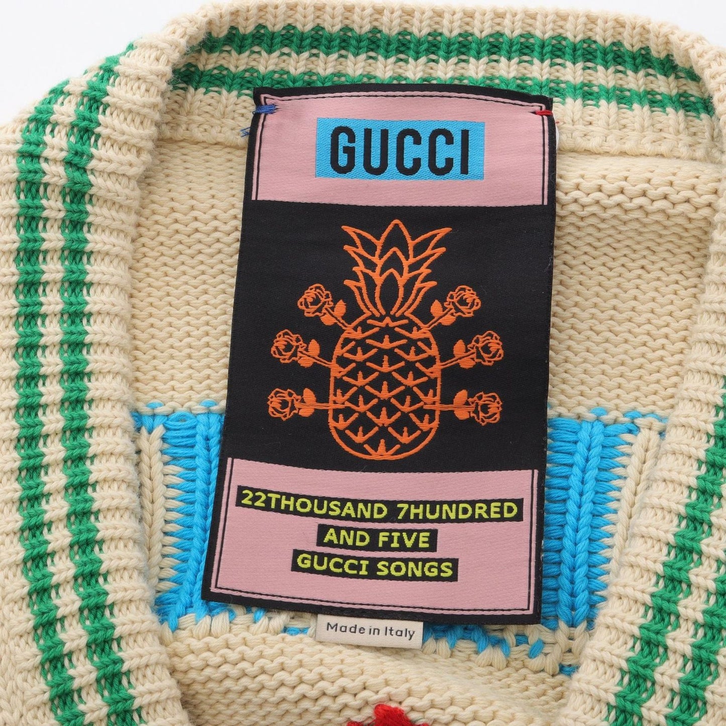 GUCCI Ivory Cotton Cardigan for Men - Exquisite Craftsmanship