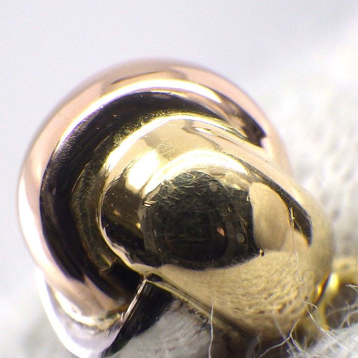 Cartier Panthère Ball Swing Drop Earrings in Tri-Color Gold with Diamonds