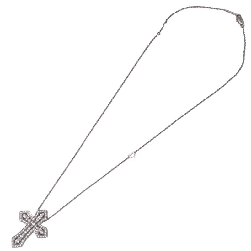 Damiani Belle Époque Crown Diamond Necklace in 750WG