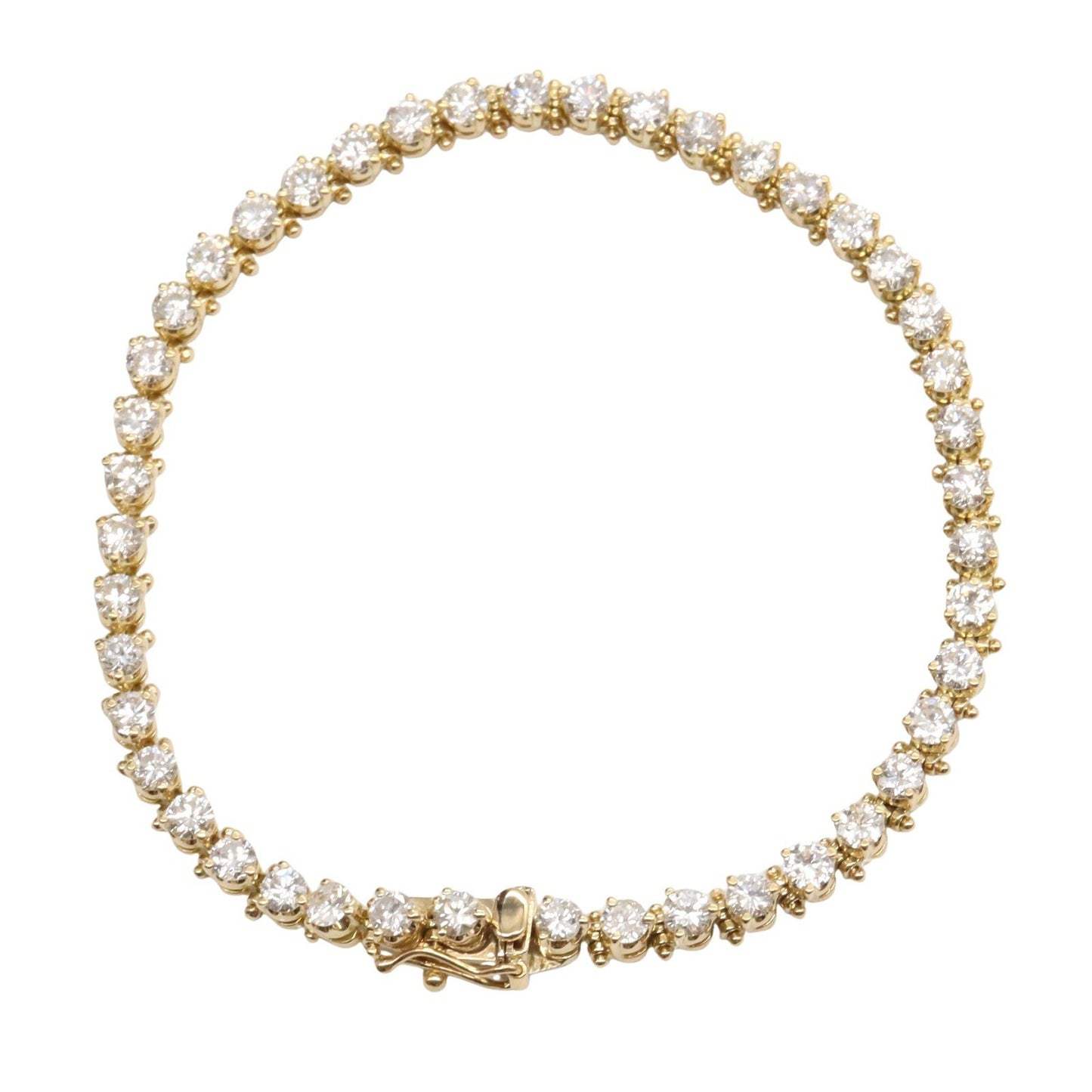 Exquisite K18 Yellow Gold Diamond Bracelet - 3.08ct Luxury