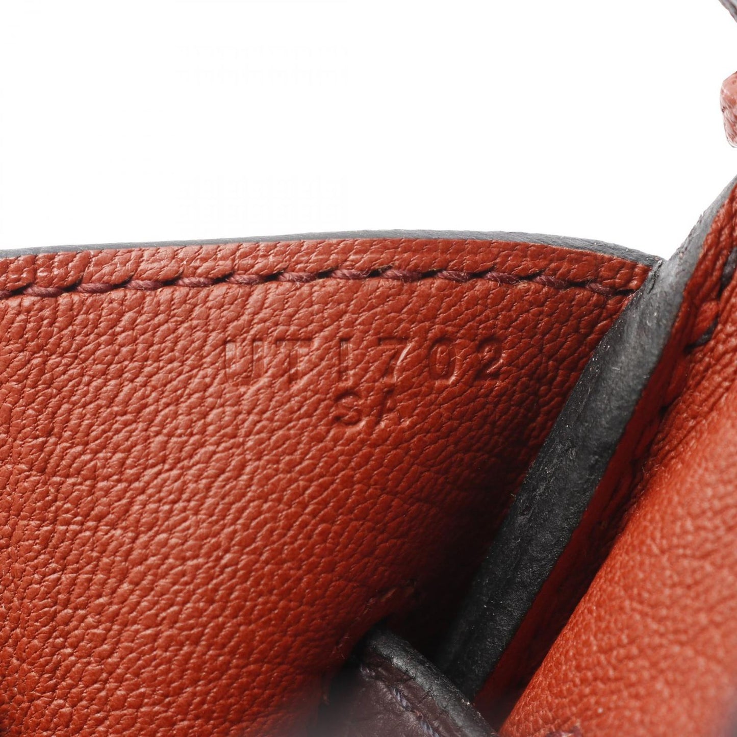 HERMES Birkin 30 Verso Rouge Serre Brick Handbag - Exquisite Craftsmanship