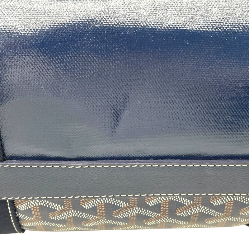 GOYARD Villette MM Navy Coated Canvas Tote Bag - Exquisite Craftsmanship