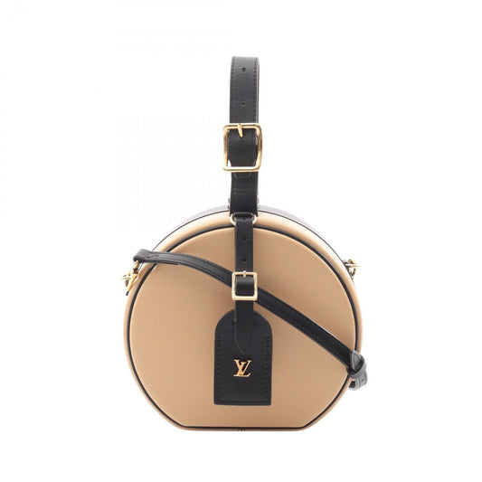 Louis Vuitton Petite Boite Chapeau Handbag - Black/Beige Leather