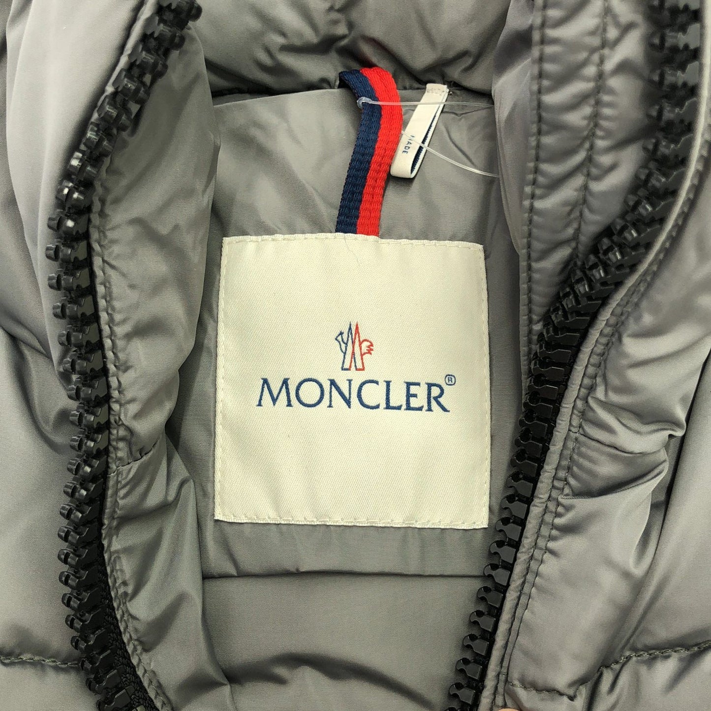 MONCLER Men's Down Jacket in Gray - Timeless Elegance