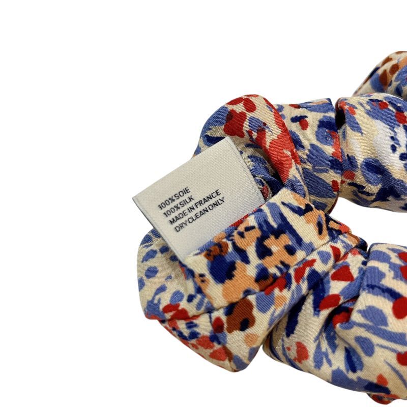 CELINE Triomphe Silk Scrunchie - Exquisite Luxury Accessory