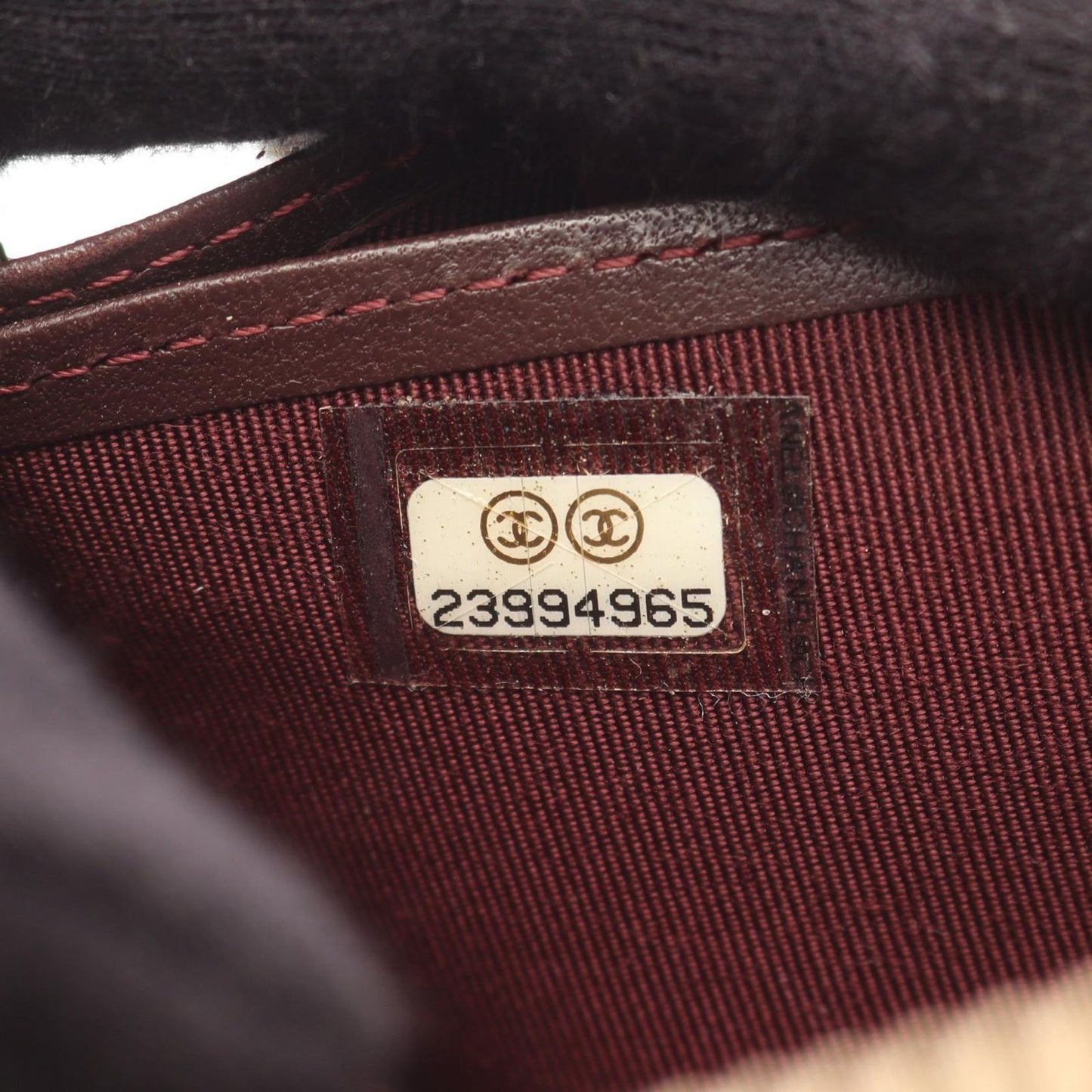 CHANEL Matelassé Round Long Wallet in Black Lambskin