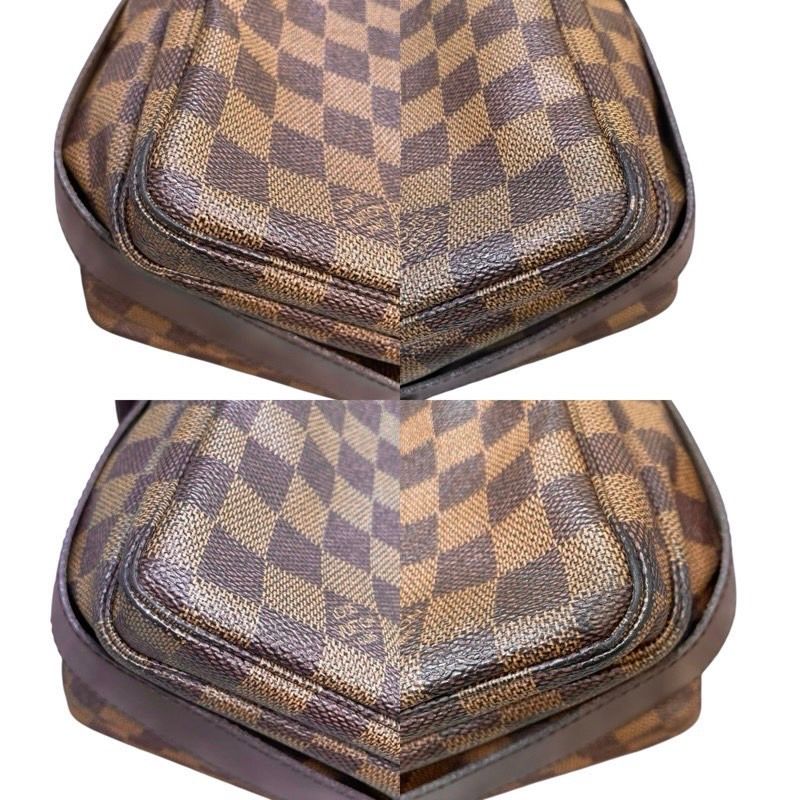 Louis Vuitton Naviglio N45255 Brown Damier Canvas Unisex Shoulder Bag