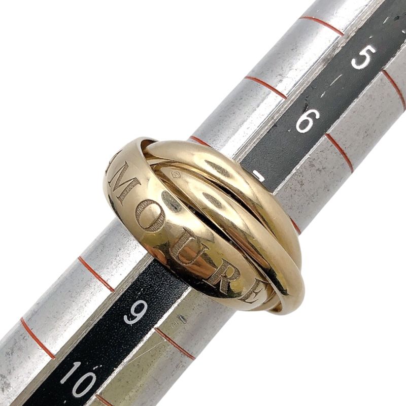 Cartier 1998 Trinity Ring in K18 White Gold - Timeless Elegance