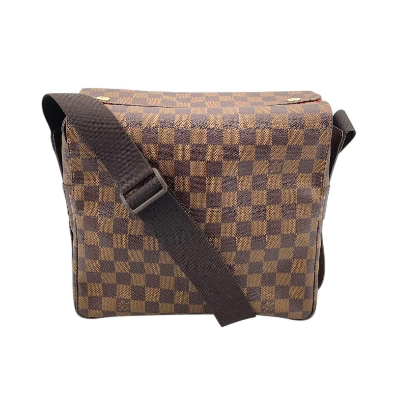 Louis Vuitton Naviglio N45255 Damier Canvas Shoulder Bag - Brown