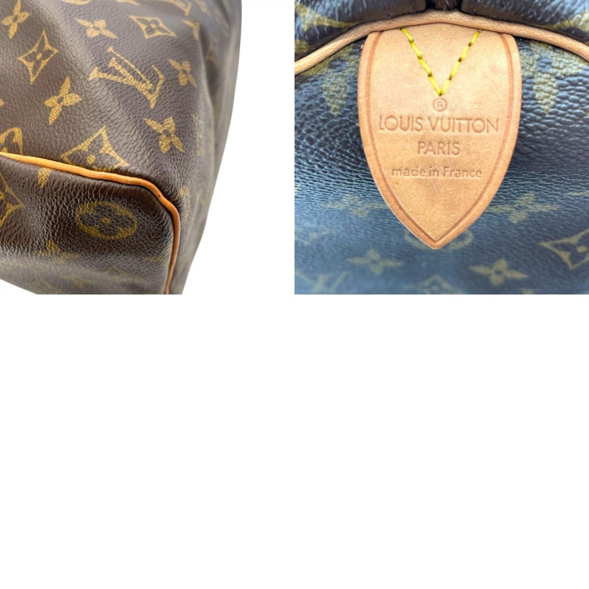 Louis Vuitton Speedy 40 Monogram Canvas Handbag - Brown