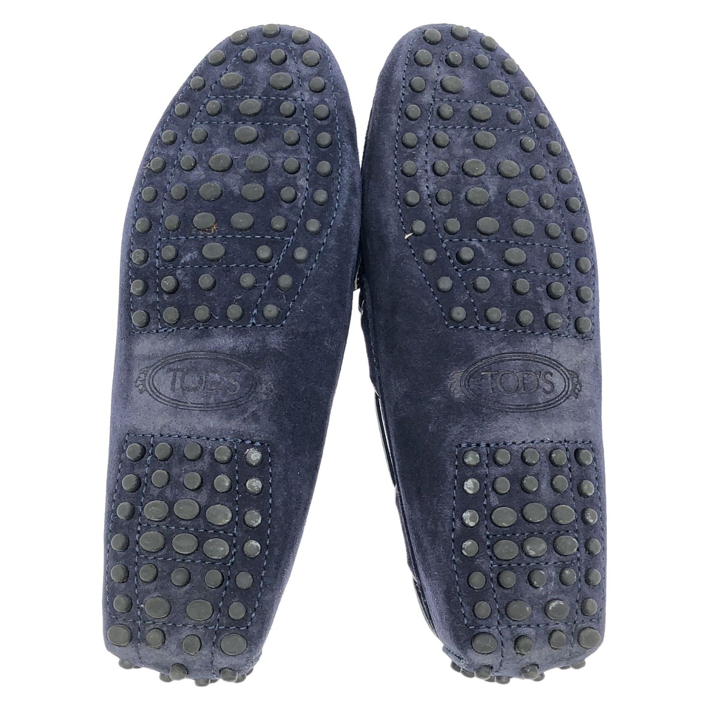 TOD'S Navy Suede Moccasin Driving Shoes - Timeless Elegance