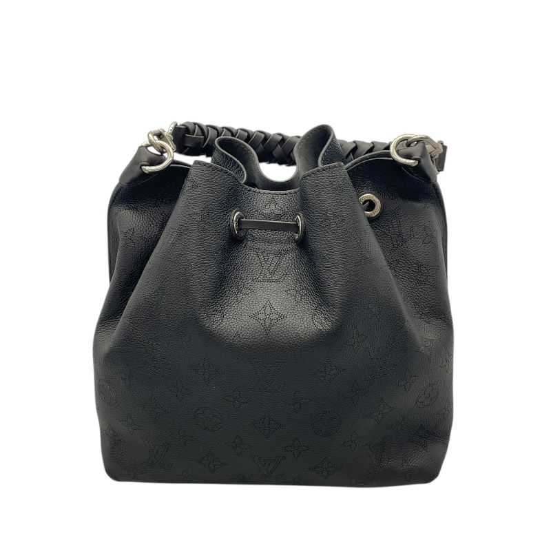 Louis Vuitton Murié Noir Mahina Leather Shoulder Bag - Exquisite Craftsmanship