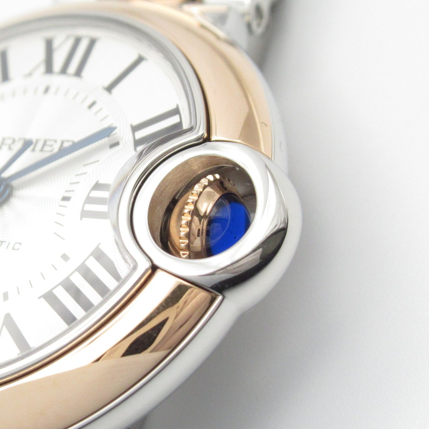 Cartier Ballon Bleu W2BB0032 - Exquisite Pink Gold & Stainless Steel Timepiece