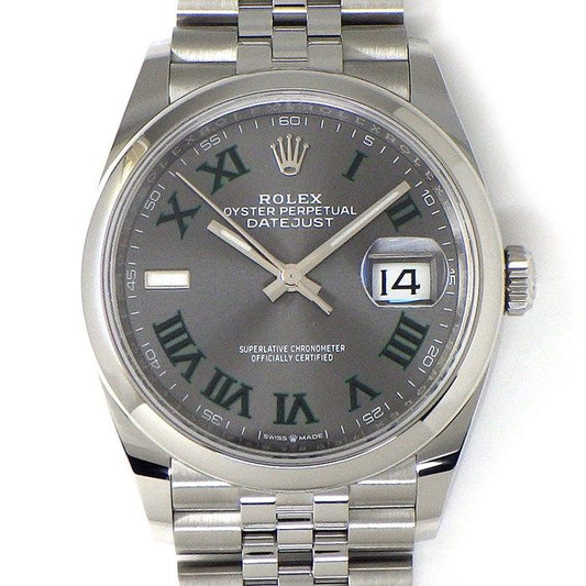 Rolex Datejust 36 126200 - Slate Gray Dial with Roman Numerals