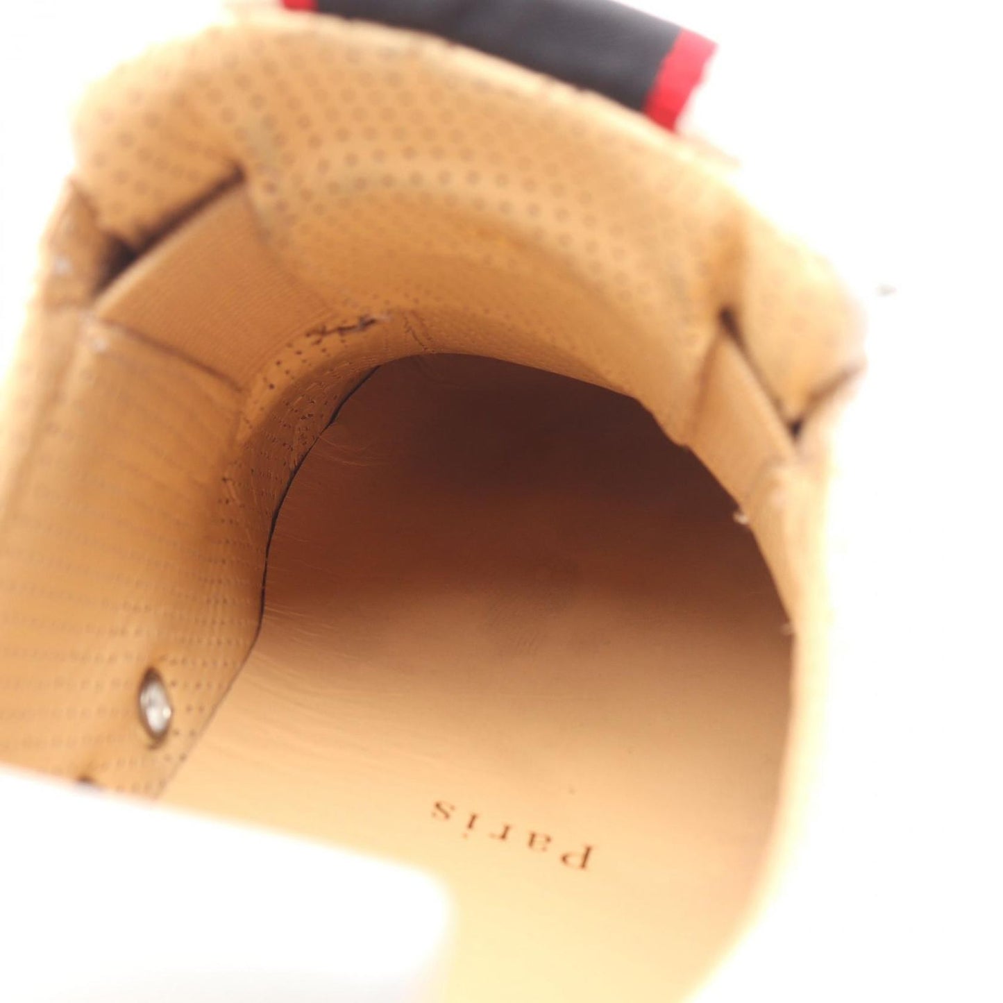 Christian Louboutin White Leather Slip-On Sneakers for Women