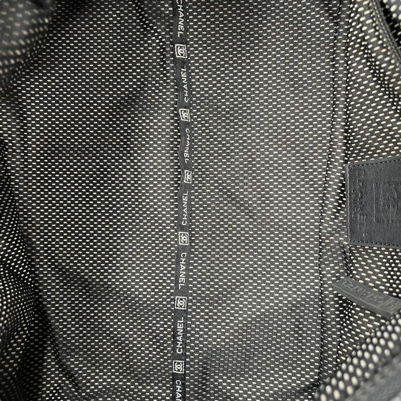 CHANEL Sports Line Boston Bag in Black Coated Canvas - A Timeless Classic